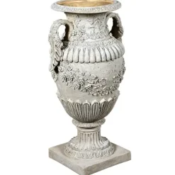 Design Toscano Wine Harvest Oviform Architectural Garden Urn Roman Stone