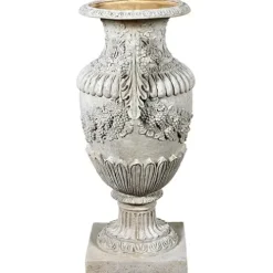 Design Toscano Wine Harvest Oviform Architectural Garden Urn Roman Stone