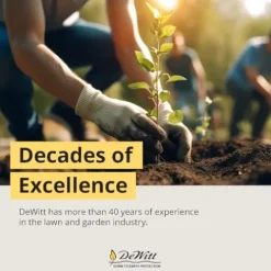 Dewitt P6 PRO 5 Weed Barrier Fabric Ground Cover Black 6′ W x 250′ L Pack of 3