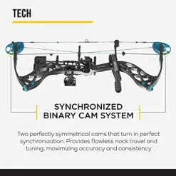 Diamond Archery Carbon Knockout Compound Bow 60 lbs Left Hand Carbon Fiber