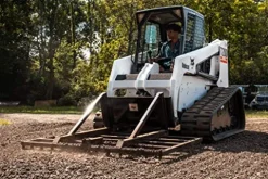 Dirt Rake 78″ Skid Steer Landscape Attachment Harley Rake Land Leveler