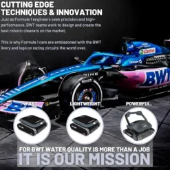 Discount Pool Mart Advanced Pro Robotic Swimming Pool Cleaner Robot Black