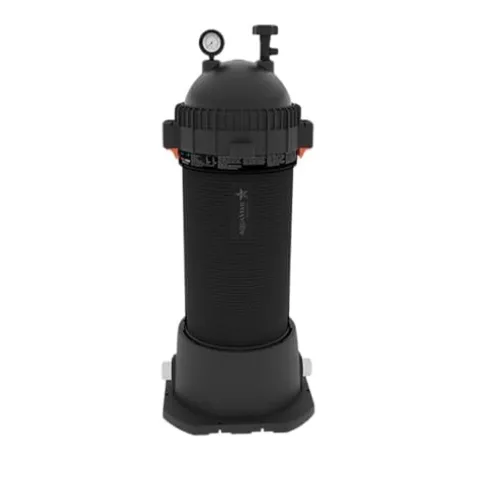 Discount Pool Mart AquaStar Heavy Duty Swimming Pool and Spa Pipeline Cartridge Filter Black