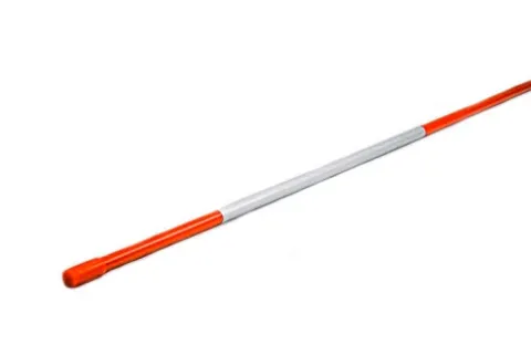 DISCOUNT SNOWSTAKES .COM 5ft Orange Pro Snow Stakes with Hy Viz Reflective Tape