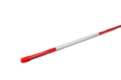 DISCOUNT SNOWSTAKES .COM 5ft Red Pro Snow Stakes with Hy Viz Reflective Tape Orange/Red