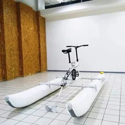 DIVTEK Inflatable Kayak Bikeboat for Lake Water Sports Banana-Waterbike