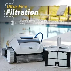 Dolphin E10 Robotic Pool Vacuum Cleaner White