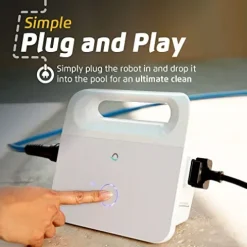 Dolphin Explorer E30 Robotic Pool Vacuum Cleaner White