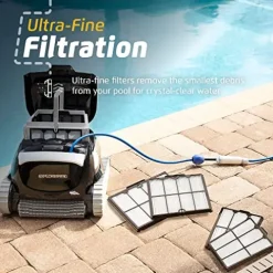 Dolphin Explorer E30 Robotic Pool Vacuum Cleaner White