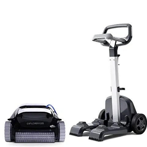 Dolphin Explorer E20 Robotic Pool Vacuum Cleaner Gray