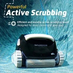 Dolphin Explorer E30 Wi-Fi Robotic Pool Vacuum Cleaner Black