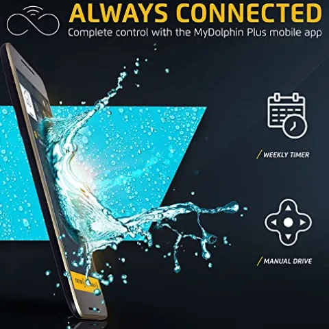 Dolphin Explorer E30 Wi-Fi Robotic Pool Vacuum Cleaner Black