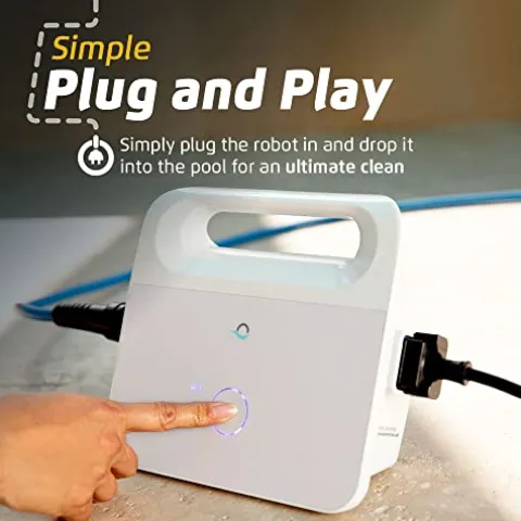 Dolphin Explorer E30 Wi-Fi Robotic Pool Vacuum Cleaner Black