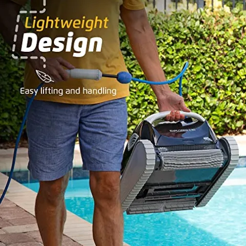 Dolphin Explorer E30 Wi-Fi Robotic Pool Vacuum Cleaner Black