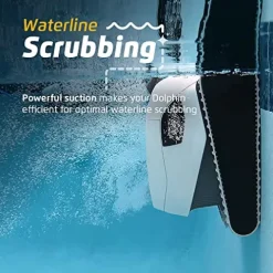 Dolphin Explorer E50 Wi-Fi Robotic Pool Vacuum Cleaner with Caddy & Cover White