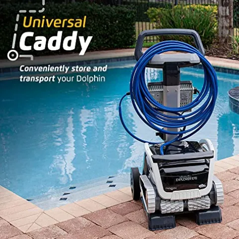 Dolphin Explorer E70 Wi-Fi Robotic Pool Vacuum Cleaner Black