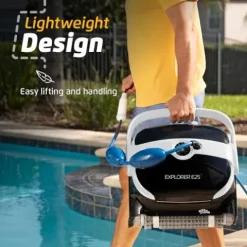 Dolphin Explorer E25 Wi-Fi Robotic Pool Vacuum Cleaner Black