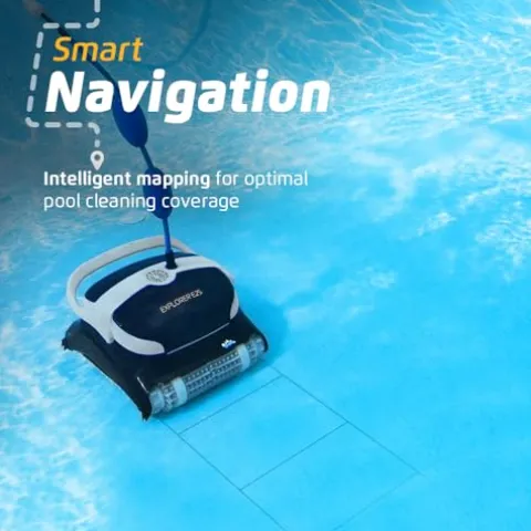 Dolphin Explorer E25 Wi-Fi Robotic Pool Vacuum Cleaner Black