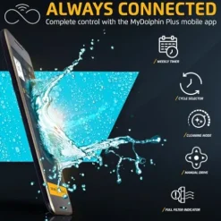 Dolphin Explorer E40 Wi-Fi Robotic Pool Vacuum Cleaner Black