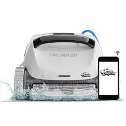 Dolphin Explorer E50 Wi-Fi Robotic Pool Vacuum Cleaner White