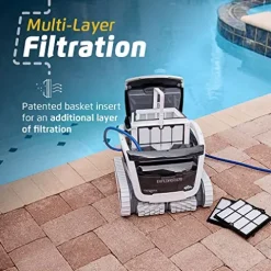 Dolphin Explorer E70 Wi-Fi Robotic Pool Vacuum Cleaner Black