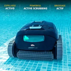 Dolphin Liberty 200 Cordless Robotic Pool Vacuum Cleaner Blue