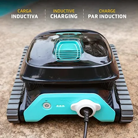 Dolphin Liberty 300 Cordless Magnetic Charge Robotic Pool Vacuum Cleaner Blue