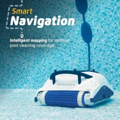 Dolphin Nautilus 2024 Automatic Robotic Pool Vacuum Cleaner White