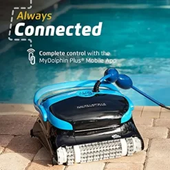 Dolphin Nautilus CC Plus Wi-Fi Robotic Pool Vacuum Cleaner Black