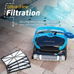 Dolphin Nautilus CC Plus Robotic Pool Vacuum Cleaner – Bundle with Ultra Fine Filter