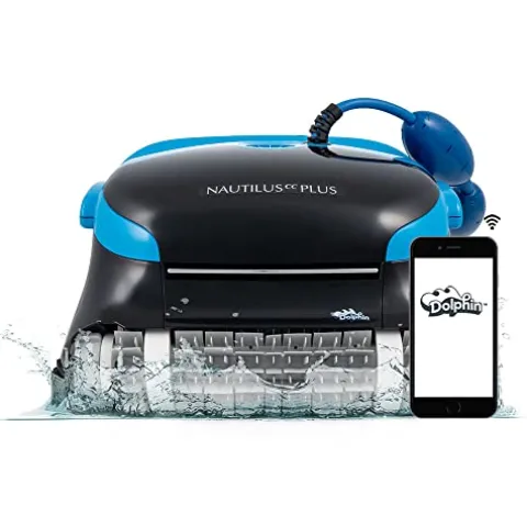 Dolphin Nautilus CC Plus Wi-Fi Robotic Pool Vacuum Cleaner Black
