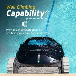 Dolphin Nautilus CC Pro Wi-Fi Robotic Pool Vacuum Cleaner Black