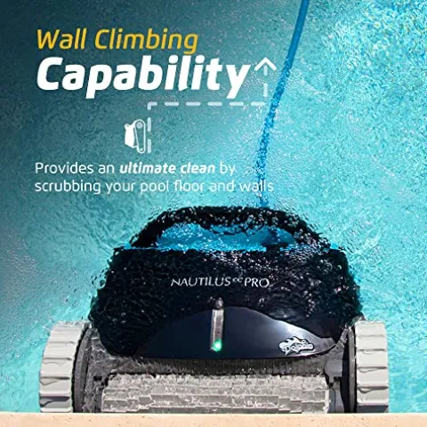 Dolphin Nautilus CC Pro Wi-Fi Robotic Pool Vacuum Cleaner Black