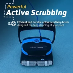 Dolphin Nautilus CC Supreme Automatic Robotic Pool Vacuum Cleaner with Caddy Black