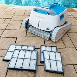 Dolphin Proteus DX4 Automatic Robotic Pool Vacuum Cleaner White