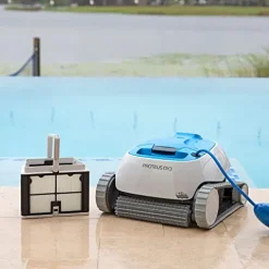 Dolphin Proteus DX3 Robotic Pool Vacuum Cleaner White