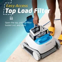 Dolphin Proteus DX3 Robotic Pool Vacuum Cleaner White