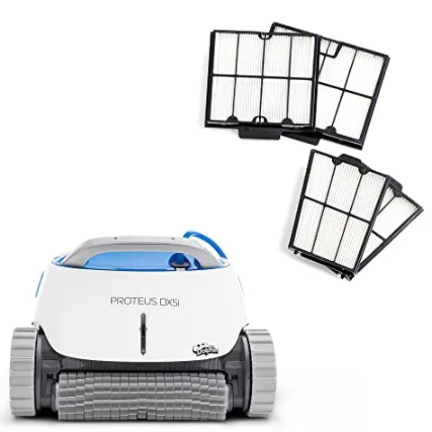 Dolphin Proteus DX5i Wi-Fi Robotic Pool Vacuum Cleaner White