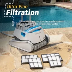 Dolphin Proteus DX5i Wi-Fi Robotic Pool Vacuum Cleaner White