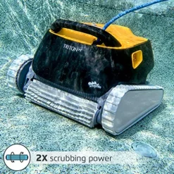 Dolphin Robotic Pool Vacuum Cleaner with Caddy Cover