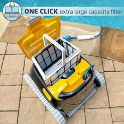 Dolphin Robotic Pool Vacuum Cleaner with Caddy Cover