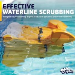 Dolphin Wave 100 Commercial Robotic Pool Vacuum Cleaner Yellow