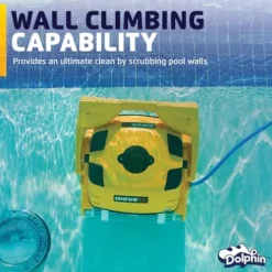 Dolphin Wave 100 Commercial Robotic Pool Vacuum Cleaner Yellow