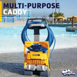 Dolphin Wave 100 Commercial Robotic Pool Vacuum Cleaner Yellow