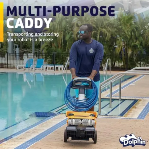 Dolphin Wave 80 Robotic Pool Vacuum Cleaner Yellow