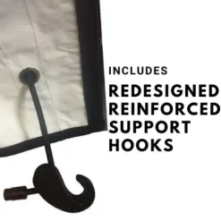 DOORWORKS GOLF CART ENCLOSURES Premium Yamaha Drive & Drive 2 Golf Cart Cover – Tan Marine Grade Vinyl