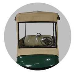DOORWORKS GOLF CART ENCLOSURES Golf Cart Cover Tan