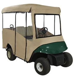 DOORWORKS GOLF CART ENCLOSURES Golf Cart Cover Tan