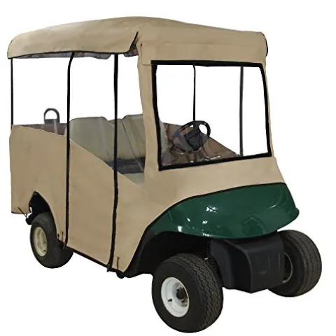 DOORWORKS GOLF CART ENCLOSURES Golf Cart Cover Tan