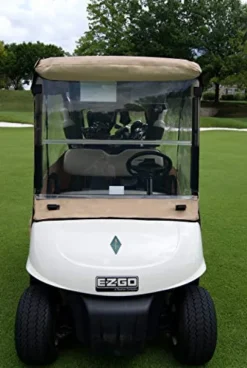 DOORWORKS GOLF CART ENCLOSURES Golf Cart Cover Black – Utility Box / Rear Seat